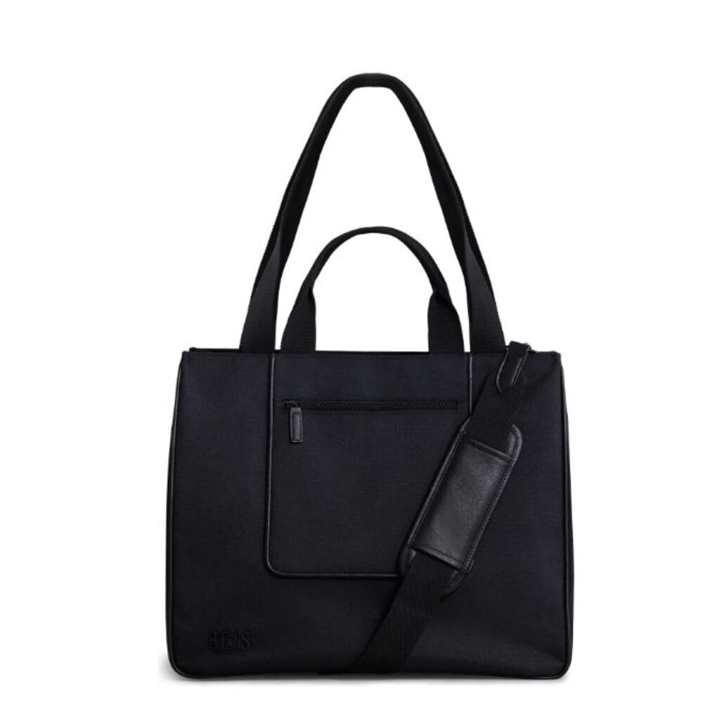 BEIS NWT The East/West Tote in BLACK - Picture 4 of 10